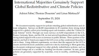 AIgenerated radio talk on research paper quotInternational Majorities Support Global Redistributionquot [upl. by Leicester781]