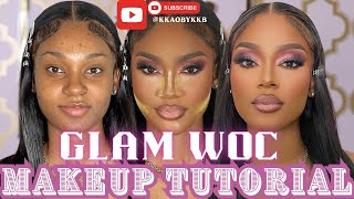 Glam WOC Makeup Tutorial [upl. by Prisca]