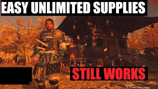 Ghost Of Tsushima  EASY Unlimited Supplies  Still Works  Supplies Glitch [upl. by Healey]