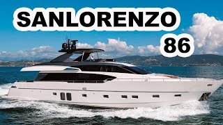 Sanlorenzo Yacht  SL 86  Fort Lauderdale Boat Show  Boat Shopping [upl. by Ennaeiluj]