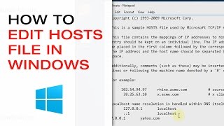 🔴 How to Edit Hosts and other Windows Files That Require Administrator Privileges [upl. by Alejna]