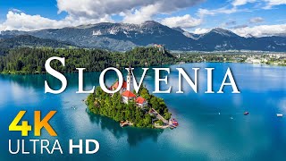 24 HOURS DRONE FILM SLOVENIA in 4K  Relaxation Film 4K  Nature Relaxation Ambient [upl. by Akenat216]