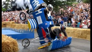 Best Soapbox Crashes and Fails at Red Bull Soapbox London 2019 Water Jump [upl. by Dnomso975]