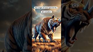 The origin of new species by AI creator animal fusion hybrids shorts youtubeshorts [upl. by Aicak589]