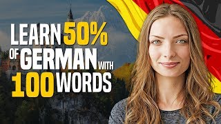 Learn German in 45 minutes The TOP 100 Most Important Words  OUINOcom [upl. by Anelehs]