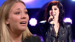 BRIANA CUOCO THE VOICE AUDITION SINGS LADY GAGA 5x03 VOICE CAP [upl. by Idzik501]