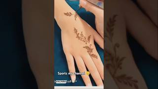 Beautiful back hand design mehndishortsviral mehndi henna h dance song reels viralreels [upl. by Bringhurst]