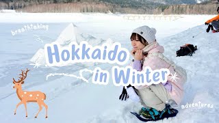 【旅VLOG】冬に北海道❄️シカ遭遇！雪祭り！楽しすぎる旅行前編⛄️ [upl. by Susi]