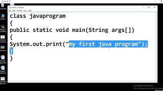 how to compile and execute java program [upl. by Ahsias904]