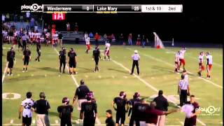 Football Windermere Prep vs Lake Mary Prep [upl. by Nnahtebazile]