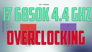 Intel i7 6850K OVERCLOCK  REVIEW BENCHMARK  Overclocking GAMING TESTS Win 10 [upl. by Blatman]