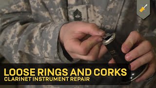 Loose Rings and Corks Clarinet Instrument Repair [upl. by Mossolb]