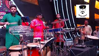 the Girish Vishwa live playing Duff।। full video।।rhythm instrumentsindianidol [upl. by Lleruj631]