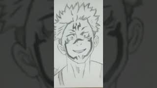 Sukuna drawingart japanse drawing anime jjk shorts sketch [upl. by Inaleon787]