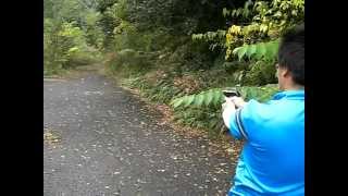 友達がKSC SIG SAUER p230を寒い冬に外で使ってみた。 airsoft [upl. by Sergius]