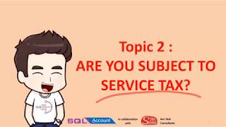 Is your business subject to the new SST Service Tax [upl. by Lutim]