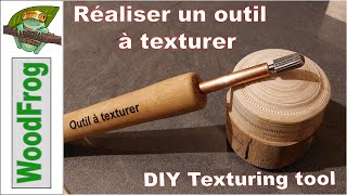 Réaliser un outil a texturer pour tour à bois [upl. by Ingar570]