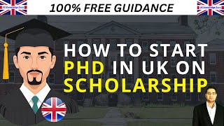 How to Start a PhD in the UK as an International Student on Studentship [upl. by Eimar]