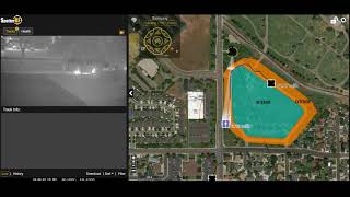 SpotterRF Radar with Hanwa XNP 6370RH Tracking at Night [upl. by Hinze]