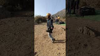 Paragliding in bhimtal Nainital Uttarakhand viralvideo paragliding paraglidinglife subscribe [upl. by Tengler]