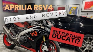 Aprilia RSV4 REVIEW and IMPRESSIONS Ducati Owner Perspective [upl. by Fotina833]