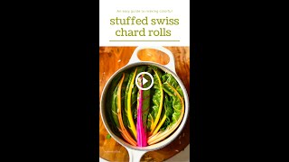 Stuffed Swiss Chard Rolls [upl. by Tlevesoor]