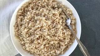 How to Cook Brown Rice in the Instant Pot [upl. by Phaih326]