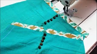 Trendy Sleeves Cutting amp Stitching  Tamil [upl. by Arreit]