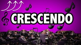 Learn English Words  CRESCENDO  Meaning Vocabulary Lesson with Pictures and Examples [upl. by Digdirb163]