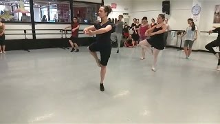 Pirouettes from 5th ballet tutorial beginner level [upl. by Lonee772]