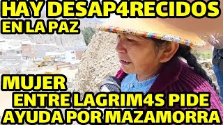 POBLADORES DE BAJO LLOJETA PIDEN AYUDA A LAS AUTORIDADES HAY MAS DE 40 AFECTADOS POR LAS MAZAMORRA [upl. by Tehc]