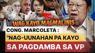 CONG MARCOLETA quotNAGTATANONG KAYO SA NOTICE OF DISALLOWANCE SAMANTALANG KAYO MERON DINquot [upl. by Ruomyes636]