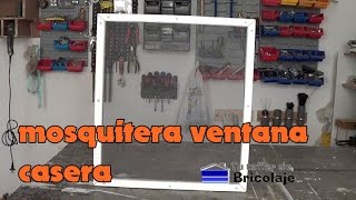 Cómo hacer una mosquitera para una ventana [upl. by Anoid]