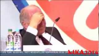 Uli Hoeneß weint auf der Jahreshauptversammlung 2013 des FC Bayern München [upl. by Caton]