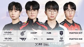 Bình Luận Tiếng Việt KDF vs NS  T1 vs BRO  Tuần 6 Ngày 4  LCK Mùa Xuân 2024 [upl. by Yrak]