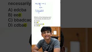 IPMAT 2022 Quants MCQ  If 5digit no abcde is divisible by 6 then which is not divisible by 6 [upl. by Oicaro]