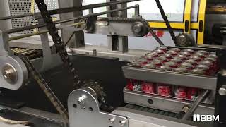 SMI AF 432 BV Shrink Wrapper in action – Beverage Bottling Plant in Iraq [upl. by Anirbaz]