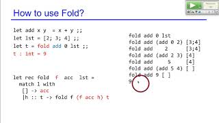 OCaml Fold Lecture [upl. by Edecrem416]