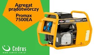 Cedrus Agregat prądotwórczy BampS Promax 7500EA [upl. by Yeldarb]