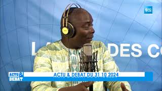 ACTU ET DEBAT DU 31 10 2024 [upl. by Nyleda]