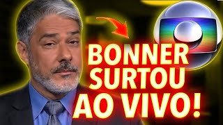 WILLIAM BONNER SURTOU AO VIVO NO JORNAL NACIONAL FORÇADO A FALAR DE OUTRO FRACASSO DO LULA [upl. by Llehcsreh94]