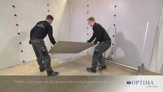 OPTIMA  Laying and jointing largeformat tiles EN [upl. by Ledif]