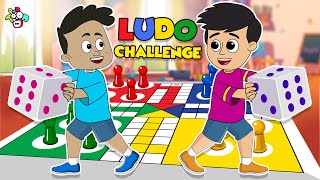 Ludo Challenge  Who will become Ludo King  English Cartoon  Moral Stories  PunToon Kids [upl. by Jola]