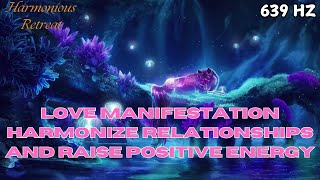 639 Hz Love Manifestation Harmonize Relationships and Raise Positive Energy [upl. by Sapers]