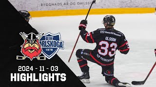 Highlights Nybro Vikings  BIK Karlskoga 21 [upl. by Larrisa]