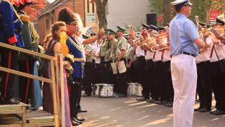 Großer Zapfenstreich beim Schützenverein Klein Jerusalem 1854 eV  SchützenfestMontag 6 Mai 2013 [upl. by Bennie310]