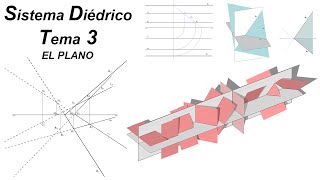 El Plano en Sistema Diédrico  Tema Completo 3 [upl. by Ades]