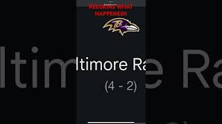 Redskins what happenedredskins ravens nfl [upl. by Gefell252]