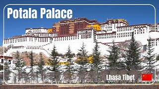 4K HDR Potala Palace  Lhasa Walking Tour  Tibet Walk  2024 [upl. by Nomaid]