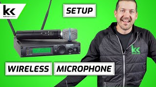 How To Setup A Wireless Microphone [upl. by Nedyah]